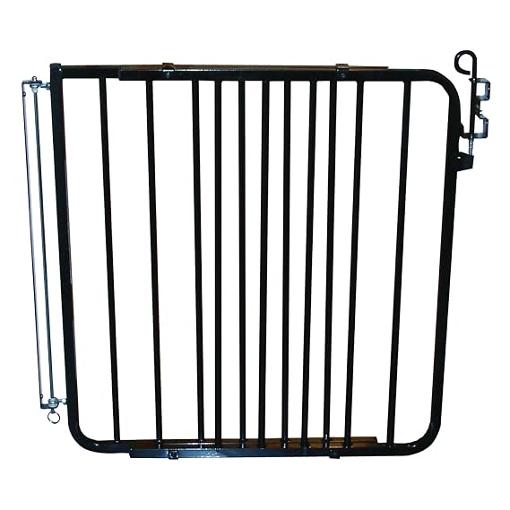 Cardinal Gates MG15 Auto-Lock Baby & Pet Gate, 26.5-40.5 in, Black