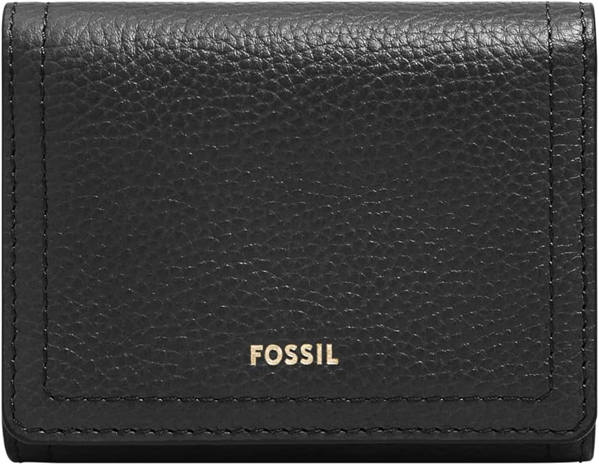 Fossil Women's Logan Leather Trifold Wallet for Women
