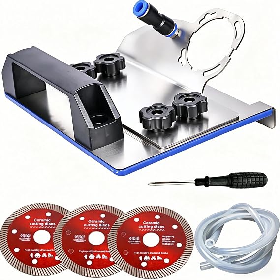45 Degree Tile Chamfering Tool for Type 100 Angle Grinder-3 Diamond Blades