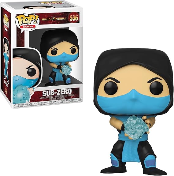 Funko Pop! Games: Mortal Kombat - Sub - Zero, Multicolor