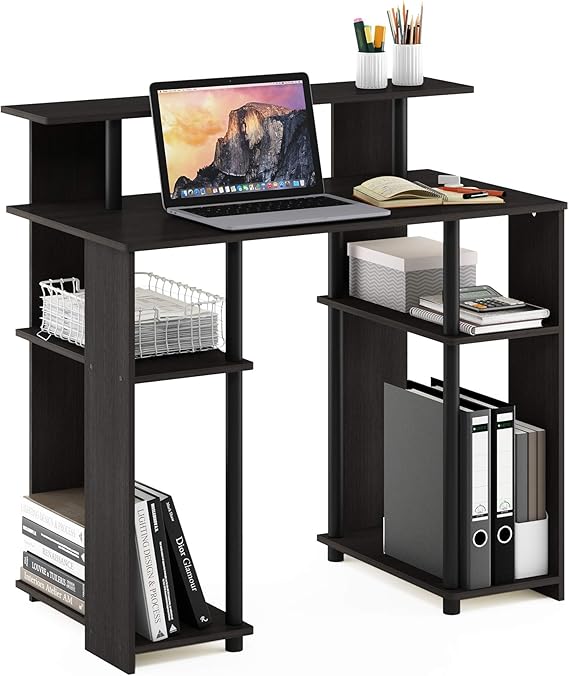 Furinno JAYA Simple Design Computer Writing Desk, Walnut