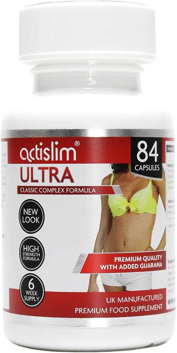 Ultra The UK's #1 Classic weight loss slimming pill, contains Ginkgo Leaf, Guarana, Ginger and Caffeine for a Subtle “POWERFUL” weight loss 6 Week course of a diet pill which really works