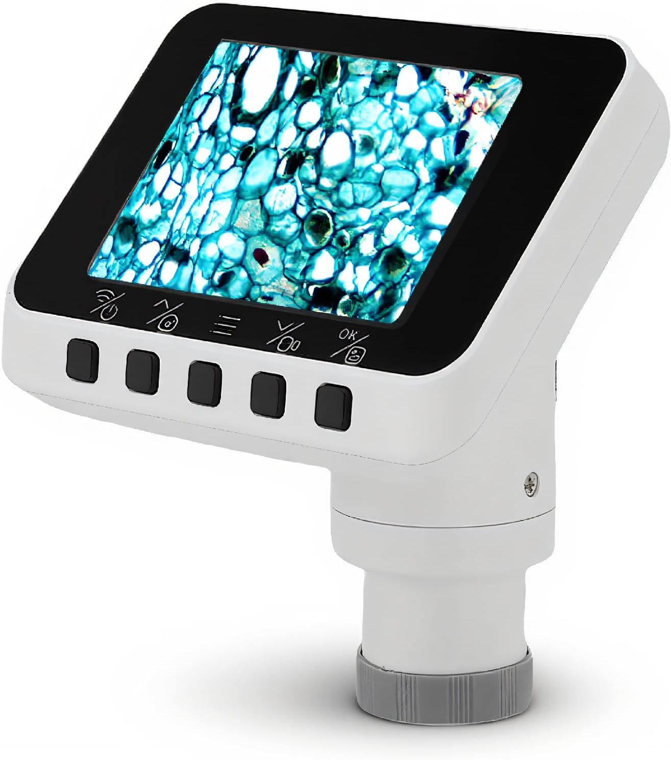 WiFi Electronic Eyepiece Camera, Telescope Digital Eyepiece with 2.8in Display Screen and 2MP HD Lens, 1080P Video Recording for Astrophotography Bird Watching