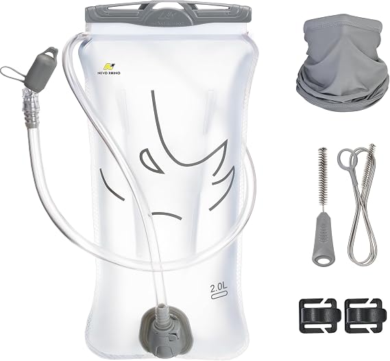N NEVO RHINO Water Bladder 1L- 1.5L- 2L, Hydration Bladder for Running Vest