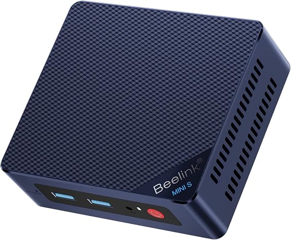 Beelink Mini PC MINI S13 Intel N150 4C/4T, 12GB LPDDR5 RAM 500GB SSD | Mini Computer, Desktop PC Dual HDMI 4K UHD/2.5G Ethernet/WiFi6/BT5.2/W11 Home/HTPC