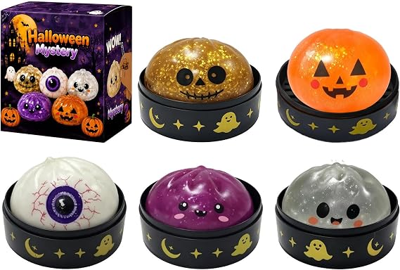 Halloween Dumpling Squishy Mystery Glitter Dumpling Squishy