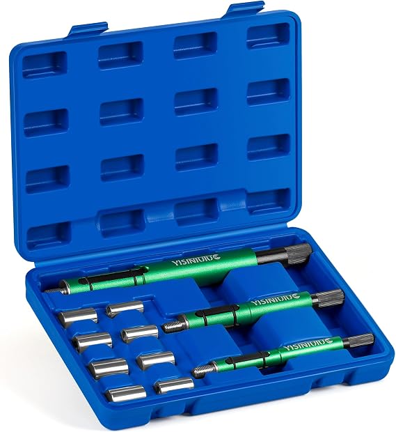 11-Piece Universal Clutch Centering Tool Set for Clutch Disc Alignment, Clutch Alignment Tool Kit with 3 Size Spindles for Car Light Truck SUV,Heavy Duty Metric Clutch Plate Alignment Tools