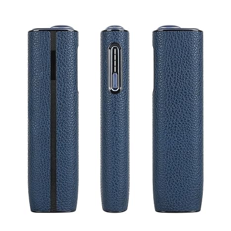ILUMA i ONE Slim Fit PU Leather Grain Shockproof Scratch-Resistant Slim Design Protective Case - Red/Black/Green/Blue/Orange (Blue)