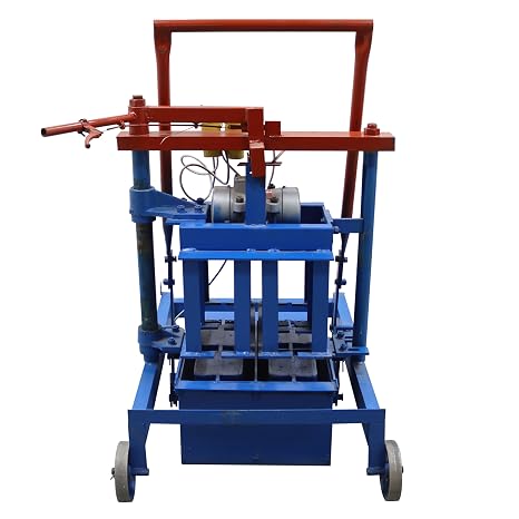 Hand-Pushed Hollow Brick Making Machine Hollow Block Press 2pcs One Time 400 * 200 * 200mm/15.75 * 7.87 * 7.87inch 220V