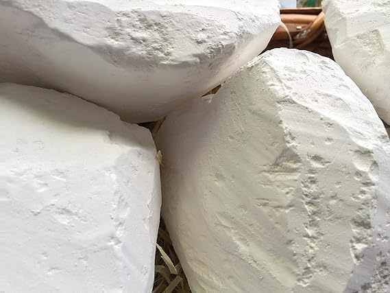 RED edible Chalk chunks (lump) natural for eating (food), 7 oz (210 g)
