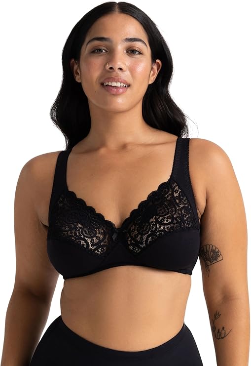 DORINA Straps Bra Adjustable Straps Black