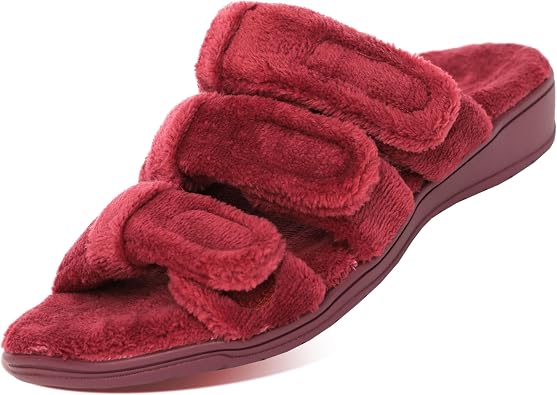 Medical SOLES Women's Comfy Slippers - Fluffy, Cute, and Fuzzy House Slippers for Indoor and Outdoor with Arch Support and Orthopedic Focus for Women