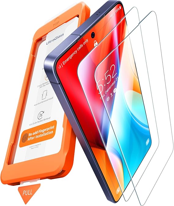 UltraGlass TOP 9H+ Armor for Samsung Galaxy S26 Ultra Screen Protector | NO.1 Military Grade Shatterproof, Screen Protector 26 Ultra Tempered Glass S26Ultra, Longest Durable, Auto Install, 2 Pack