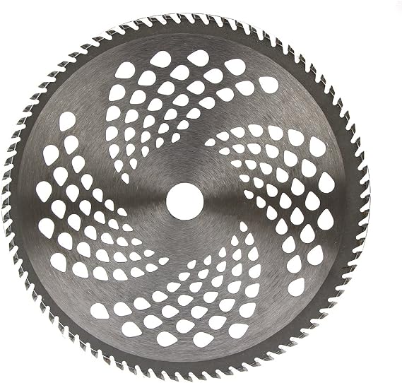 10" x 80 Teeth Steel Brush Cutter, Trimmer, Weed Eater Lawn Mover Blade Carbide Blade Replacement Universal fit Bore 25.4mm