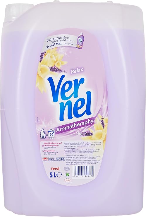 Vernel Laundry Softener Aromatherapy Relax, 5 Liters, 50 Washes