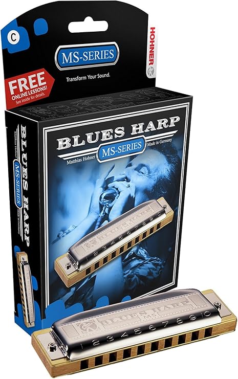 Hohner Blues Harp Harmonica, Key of B
