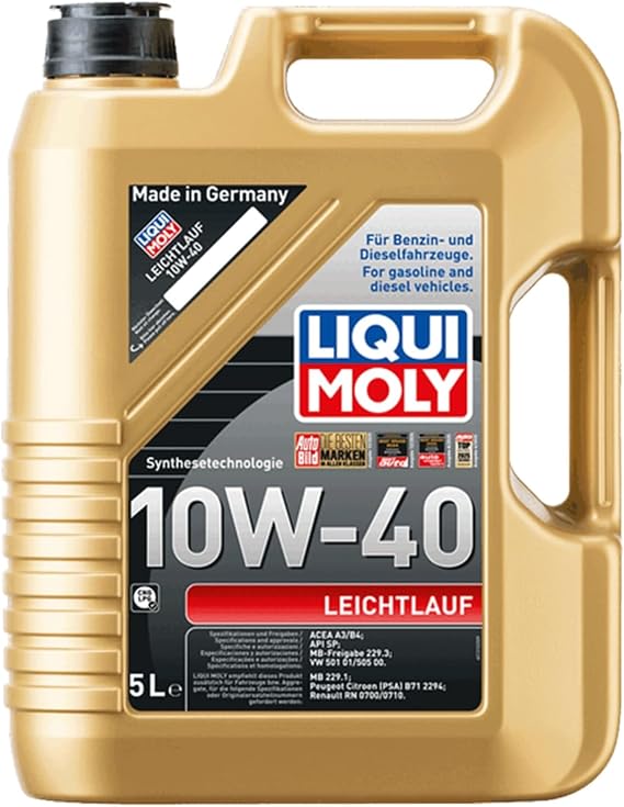 Liqui Moly Leichtlauf 10W-40 5L | 1310, smooth running 10W-40