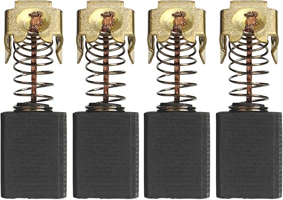 4 Pack CB407 Motor Carbon Brushes Replacement Set For Power Tools, Rotary, Jig Saw, Hammer Drill, Drill,Electric Screwdriver, Sander, Rotary Hammer
