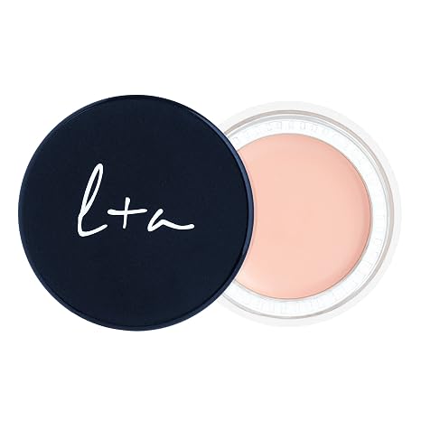 Lune+Aster Undereye Corrector - Creamy Balm for Dark Circles to Brighten, Smooth, and Hydrate | Formulated with Hyaluronic Acid, Vitamins C + E | Sponge, Brush & Fingertip-Friendly | Made in USA
