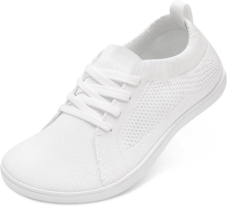 JOINFREE Women's Minimalist Walking Shoes Wide Toe Barefoot Shoes Zero Drop Casual Sneakers Breathable Slip On Tennis Shoes
