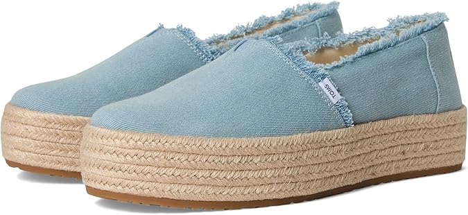 TOMS Valencia Textile Women's Champagne Espadrilles