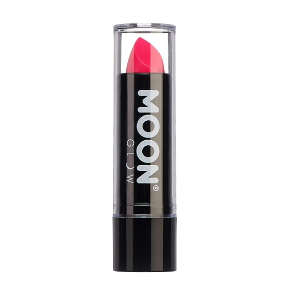Moon Glow - Blacklight Neon UV Lipstick 0.16oz - Intense Pink Glows brightly under Blacklights/UV Lighting!