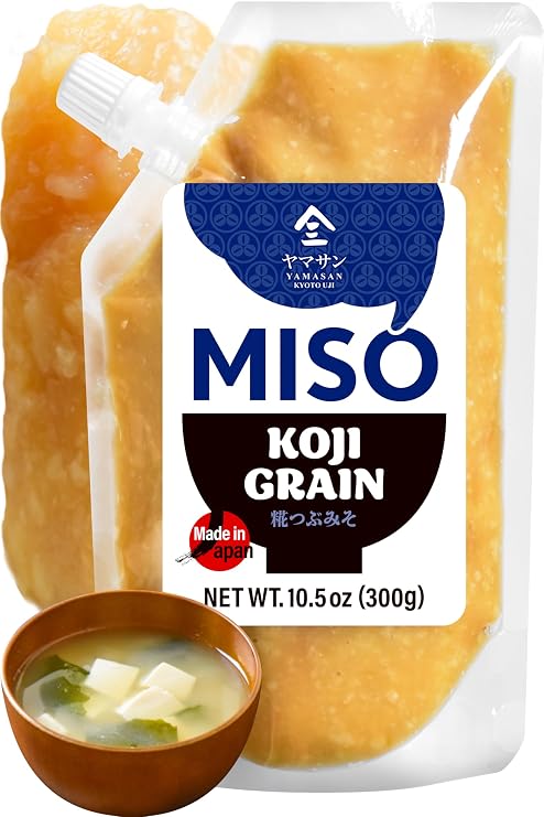 YAMASAN KYOTO UJI Japanese Koji Grain Miso, No-MSG 10.5 oz