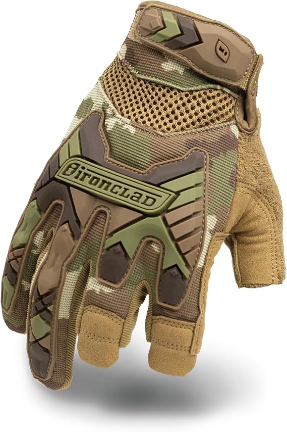 Ironclad Tactical Trigger Camo Gloves
