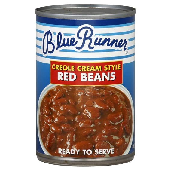 Blue Runner Bean Red Cream Style, 16 oz