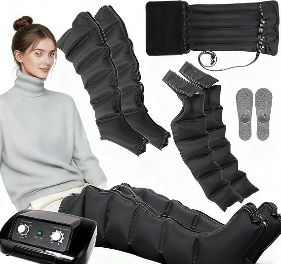 Presoterapia para Casa Botas Lymphatic Drainage MassagerPressotherapy and Lymphatic DrainageElectric Air Compression Massager Machine Lymphedema Treatment for Legs