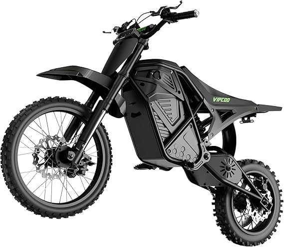 H3 Electric Dirt Bike for Teens and Adults, 3500W Electric Motorcycle, Up to 40MPH / 45 Slope / 45 Miles Range, 14"/12" Fat Tire E Dirt Bike with Nitrogen Suspension Fit Age 13+