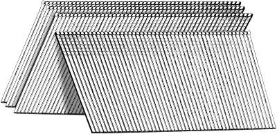 16 Gauge 20-Degree Angled Finish Nails, 1-12 inch 1000-Pack Galvanized, for Pneumatic, Electric Angled Finish Nailer