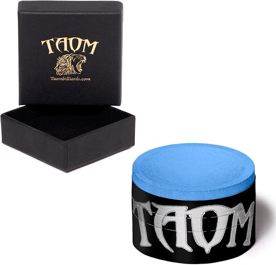 TAOM V10 Billiard Pool Cue Premium Chalk Blue in Branded Box