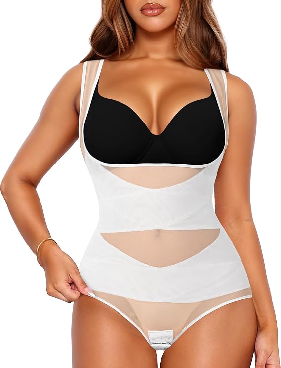 Body Shaper Tummy Control Shapewear Bodysuit for Women Waist Trainer Butt Lift Faja Body Suit