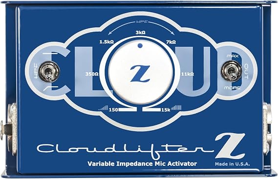 Cloud Microphones - Cloudlifter CL-Z - Vari-Z Mic Activator - Ultra-Clean Microphone Preamp Gain Variable Impedance Control - USA Made
