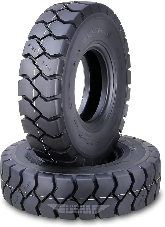 SUPERGUIDER HD 5.00-8 Forklift Tire 10PLY w/Tube Flap 5.00x8, SET 2-12026