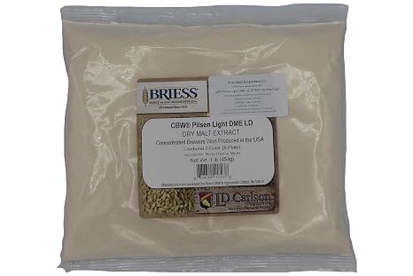Briess - 1793a 3U-O9WH-QJZA Dry Malt Extract - Pilsen Light - 1 lb.