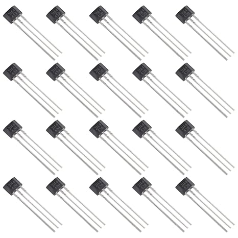 20 Pack A3144 Hall Effect Sensor 3Pins Magnetic Detector for Arduino DC 4V-24V Hall Effect