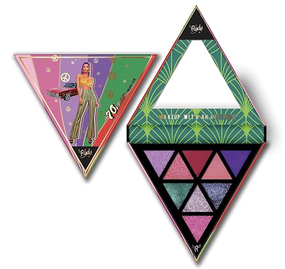 The 70s Palette - Hippie Doll by Rude Cosmetics for Women - 0.284 oz Eye Shadow