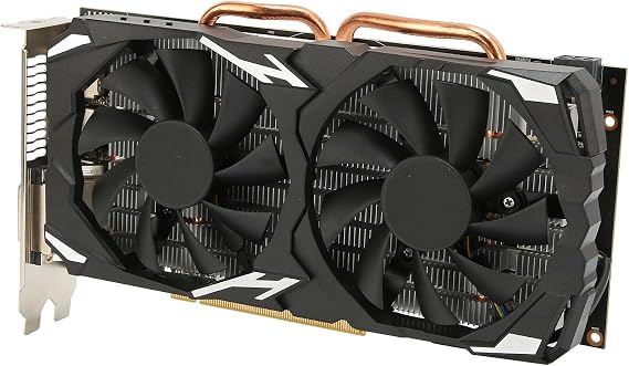 RX 580 Graphics Card, 8GB GDDR5 256 bit Support 8K 16 PCI Express 3.0 2 Cooling Fan Gaming Graphics Card
