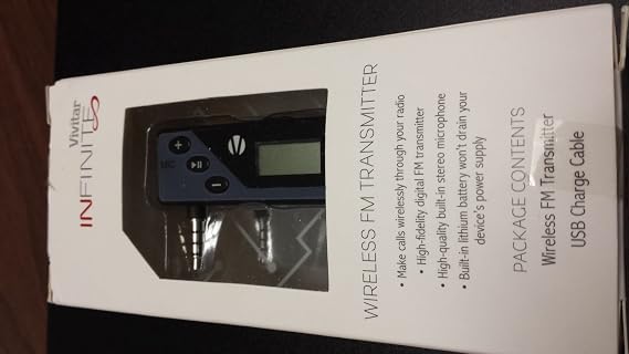Vivitar Infinite Raven Fm Wireless Transmitter