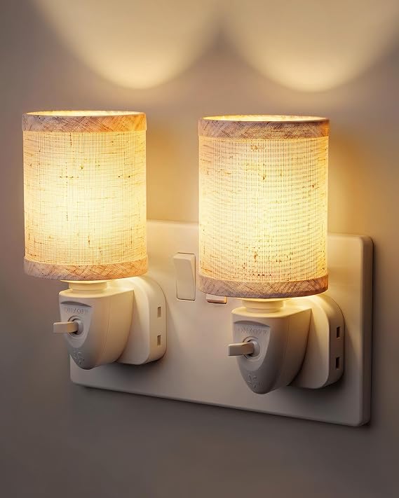 Night Lights Plug into Wall, LED Plug in Night Light Pack of 2 [Energy Class G]
