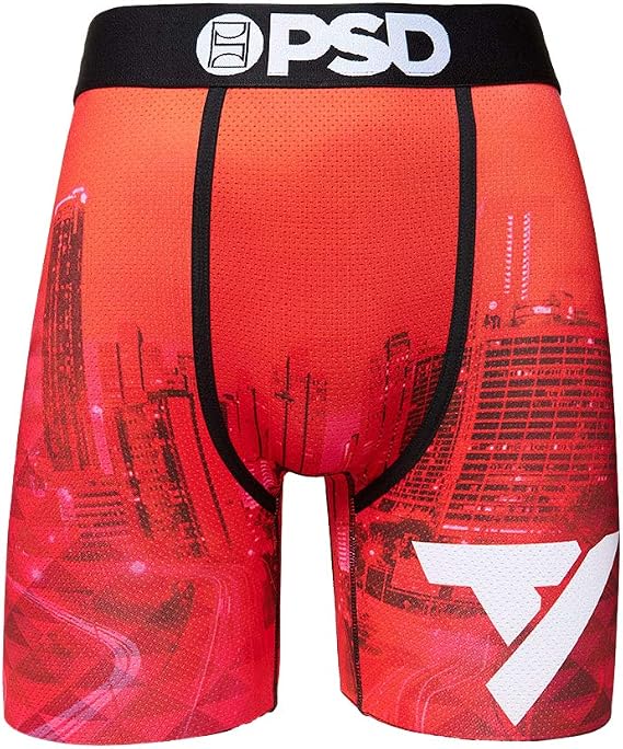 PSD Men's Brief Underwear Bottom (Red/Trae Young ATL, L)