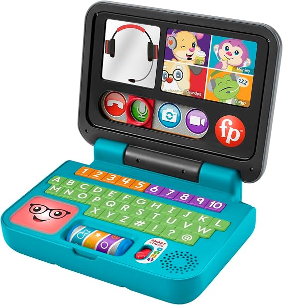 Fisher-Price Laugh & Learn Let’s Connect Laptop Toy, UK English