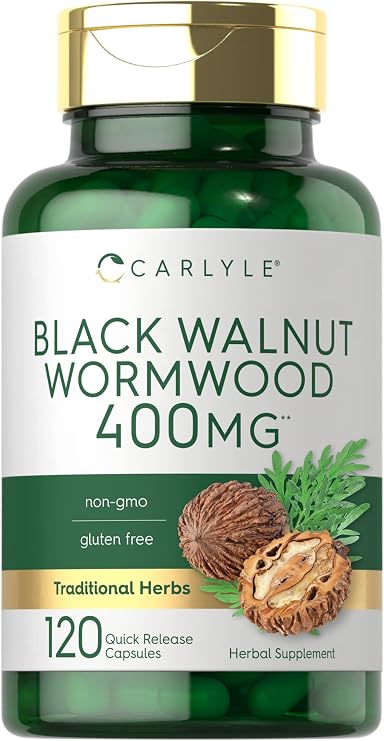 Carlyle Wormwood Black Walnut | 120 Capsules | Herbal Complex