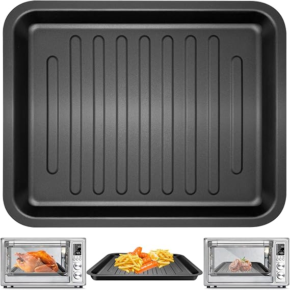 Air Fryer Grill Pan for COSORI 13 in 1 CS130-CFH CS130-AO 12 in 1 CO130-AO 32Qt Air Fryer Toaster Oven Combo, Air Fryer Rack Accessories Replacement Parts Grill Plate Crisper Plate Tray