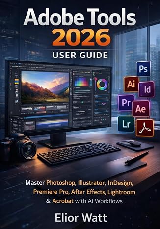 Adobe Tools 2026 User Guide: The Complete Practical Manual For Photoshop, Illustrator, InDesign, Premiere Pro, After Effects, Lightroom, and Acrobat ... and Professional Production Systems.