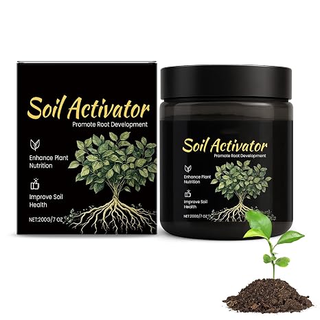Soil Pro Activator, Soil Activator for Plants, Water Soluble Formula, Organic SoilActivators and Fertilizers, Promotes Nutrient Absorption and Root Development in Vegetables and All Plants (1Pcs)