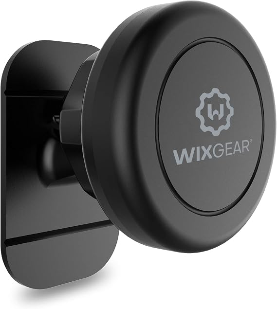 Magnetic Mount, Stick-On Dashboard Magnetic Car Mount Holder, for Cell Phones and Mini Tablets with Fast Swift-snap Technology, Magnetic Cell Phone Mount
