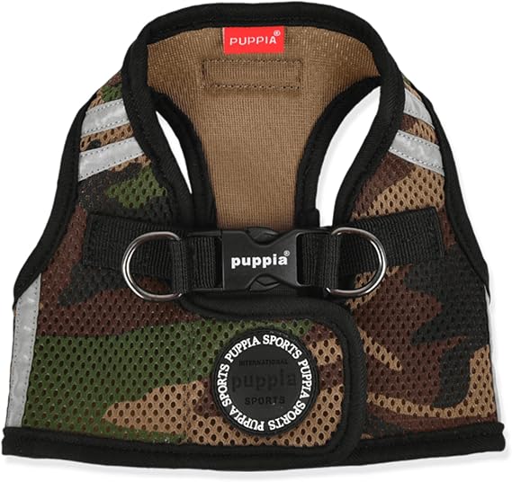 Puppia Soft Vest Harness Pro - Camo - S
